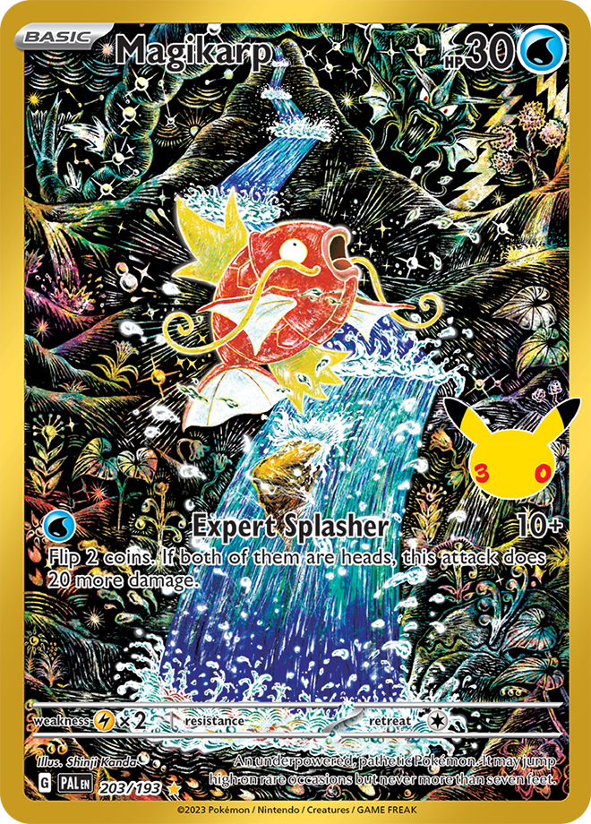 Magikarp 191/128 — 30th Celebration Pokémon card