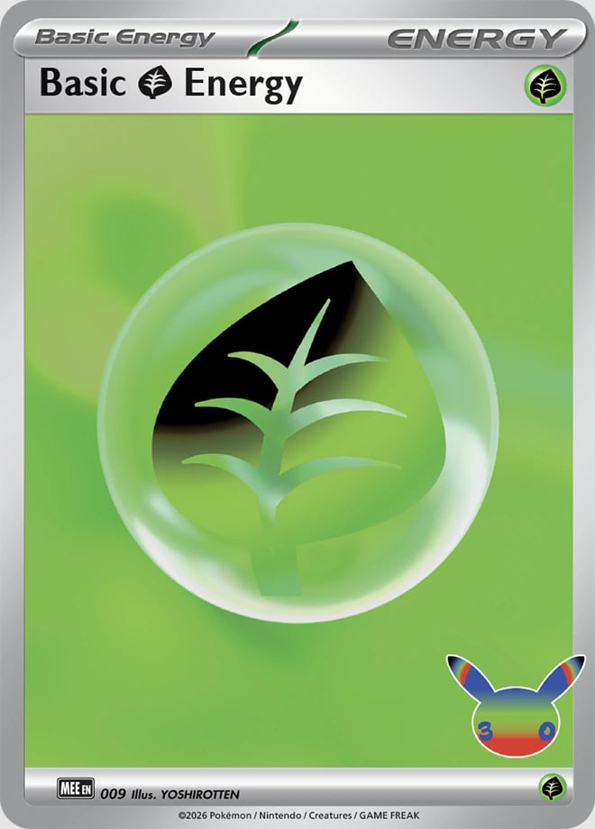 Grass Energy 192/128 — 30th Celebration Pokémon card