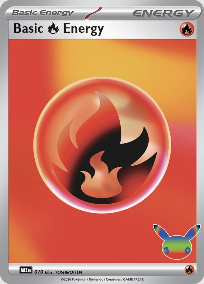 Fire Energy 193/128 — 30th Celebration Pokémon card