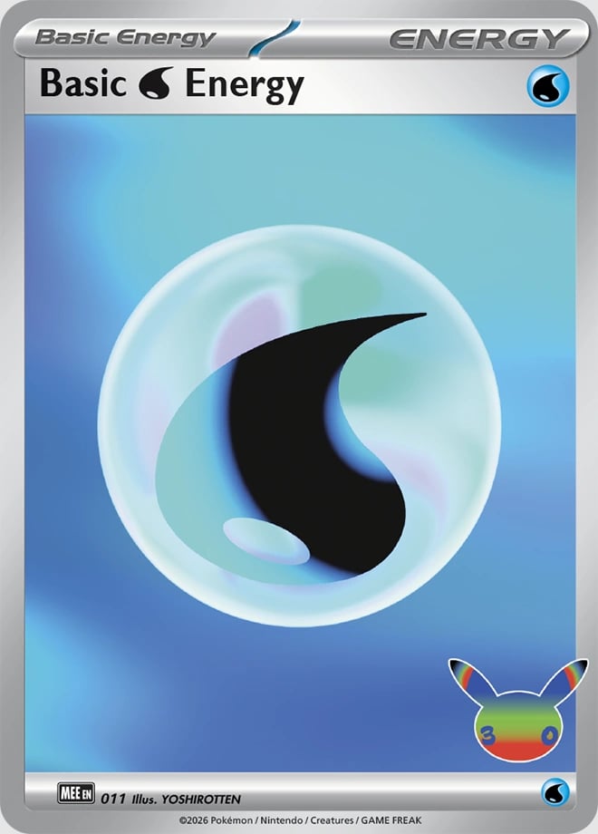 Water Energy 194/128 — 30th Celebration Pokémon card