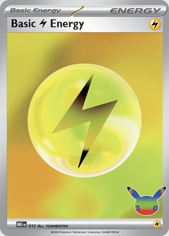 Lightning Energy 195/128 — 30th Celebration Pokémon card
