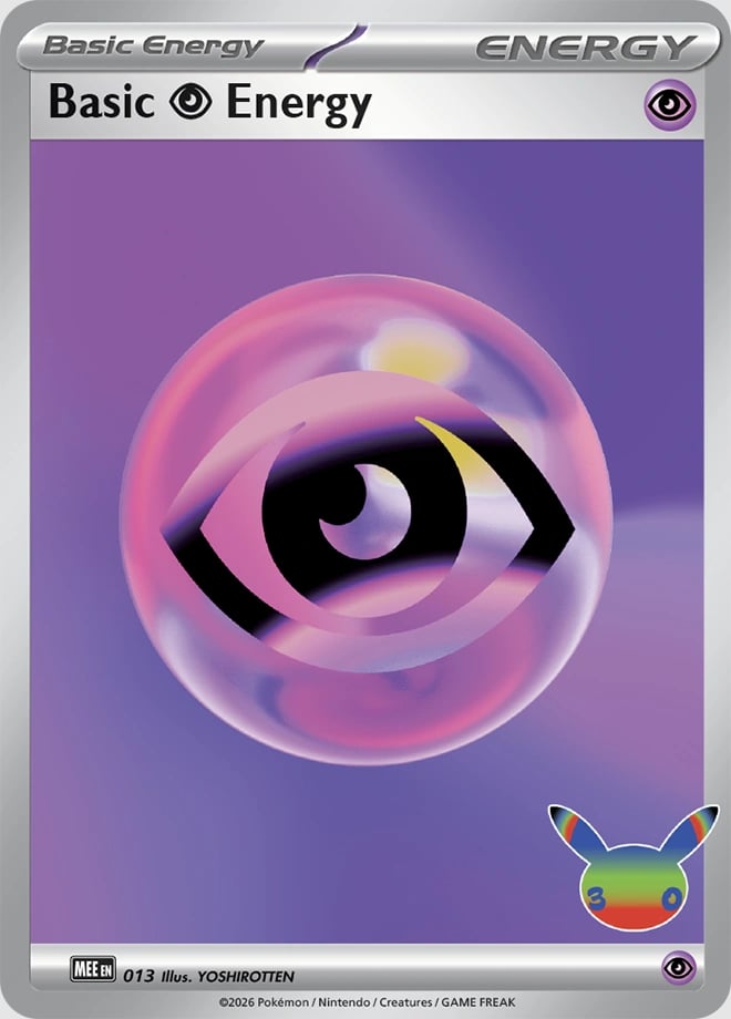 Psychic Energy 196/128 — 30th Celebration Pokémon card