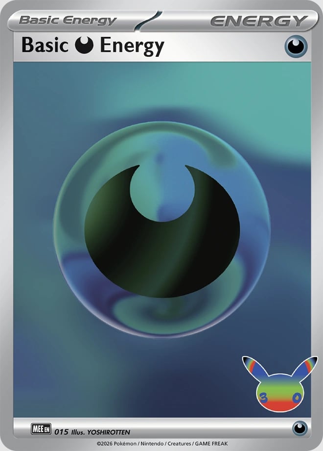 Darkness Energy 198/128 — 30th Celebration Pokémon card