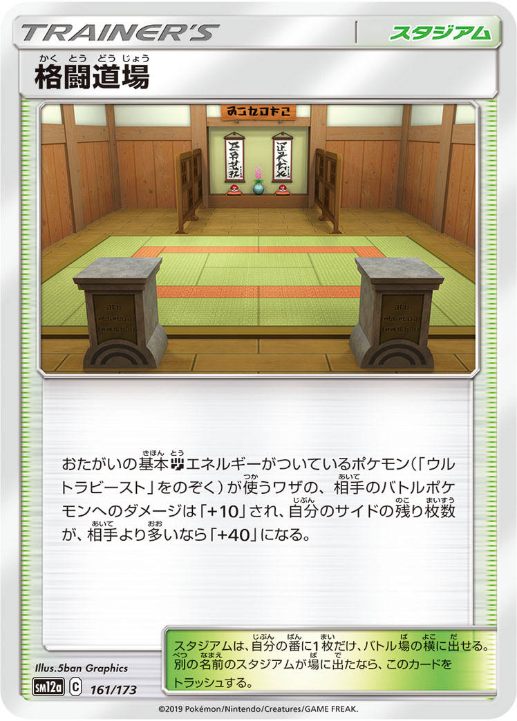 格闘道場 176/173 — TAG TEAM GX タッグオールスターズ Pokémon card