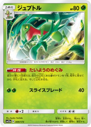 ジュプトル 009/173 — TAG TEAM GX タッグオールスターズ Pokémon card