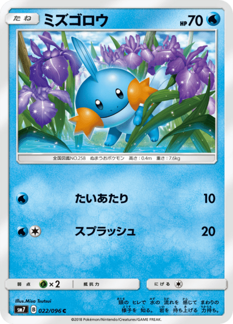 ミズゴロウ 022/96 — Celestial Storm Pokémon card