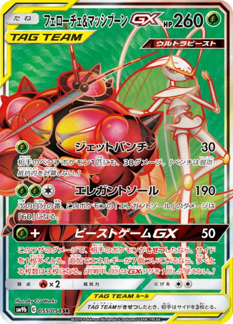 フェローチェ&マッシブーンGX 055/54 — フルメタルウォール Pokémon card