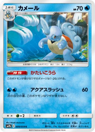 カメール 009/54 — フルメタルウォール Pokémon card