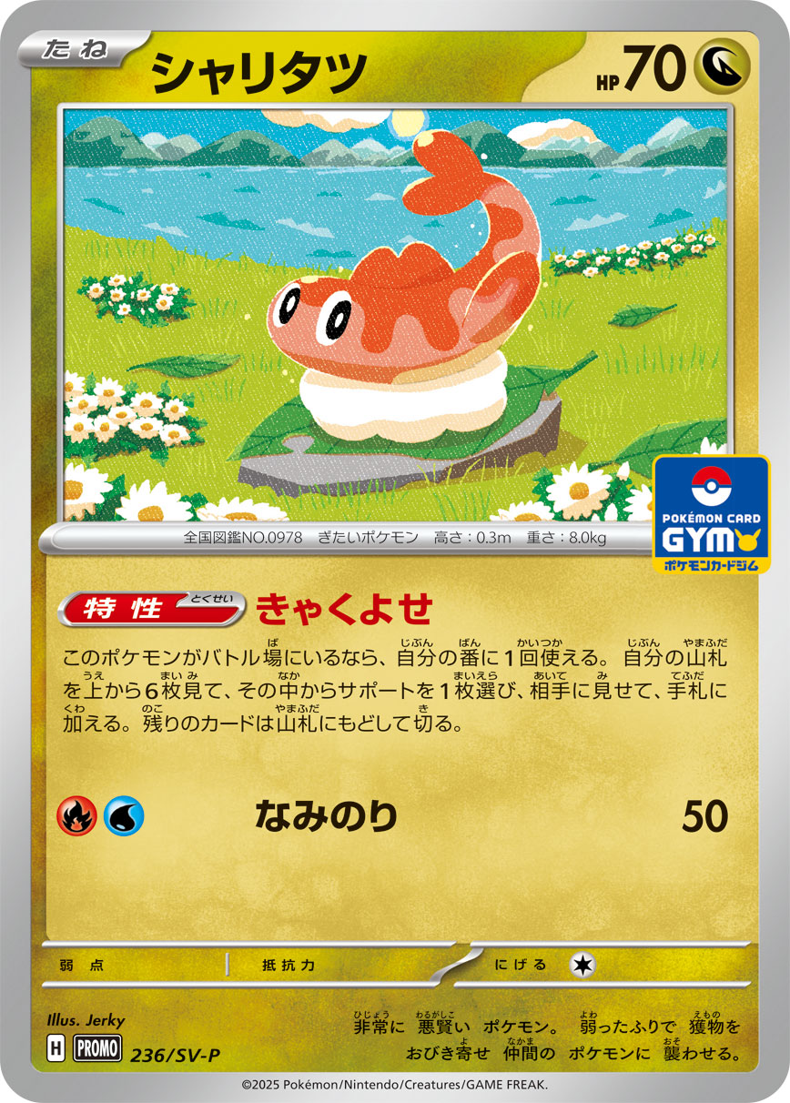 シャリタツ 236/288 — スカーレット&バイオレット プロモカード Pokémon card