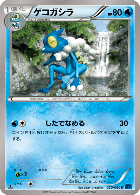 ゲコガシラ 20/60 — XY (Collection X) Pokémon card