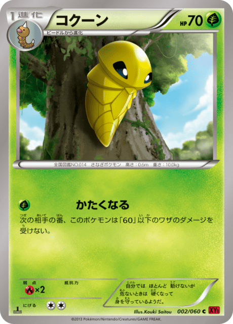コクーン 2/60 — XY (Collection Y) Pokémon card