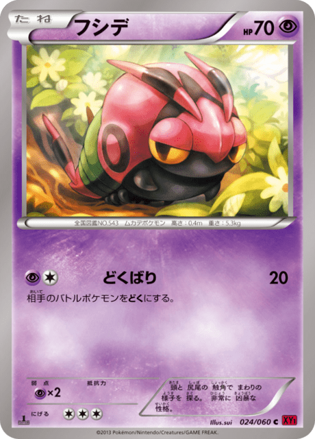 フシデ 24/60 — XY (Collection Y) Pokémon card