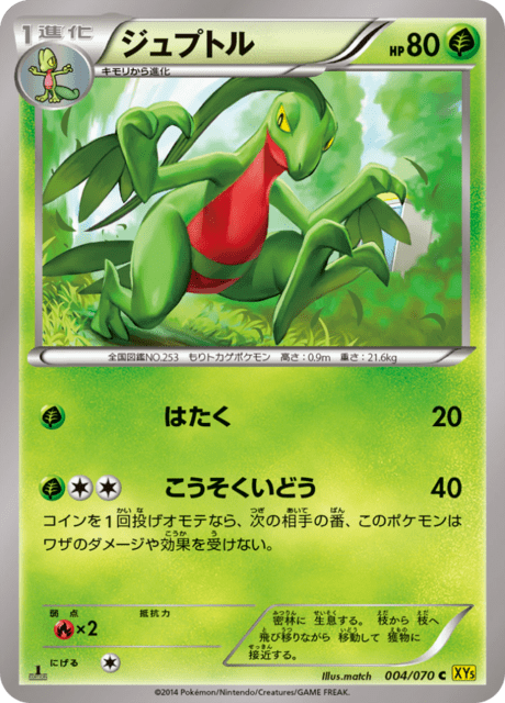 ジュプトル 4/70 — Primal Clash Pokémon card