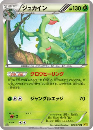 ジュカイン 5/70 — Primal Clash Pokémon card