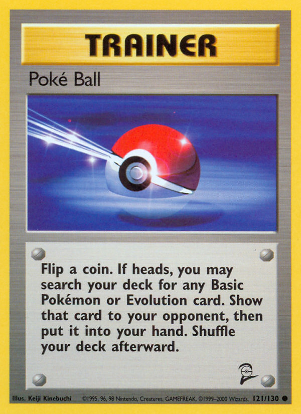 Poké Ball 121/130 — Base Set 2 Pokémon card