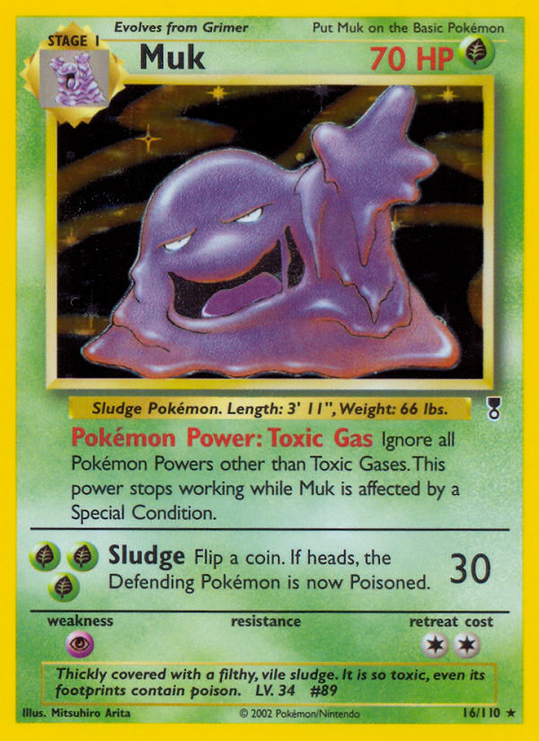 Muk 16/110 — Legendary Collection Pokémon card