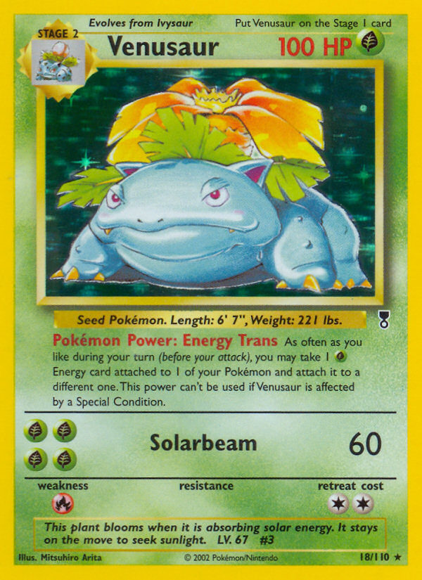 Venusaur 18/110 — Legendary Collection Pokémon card