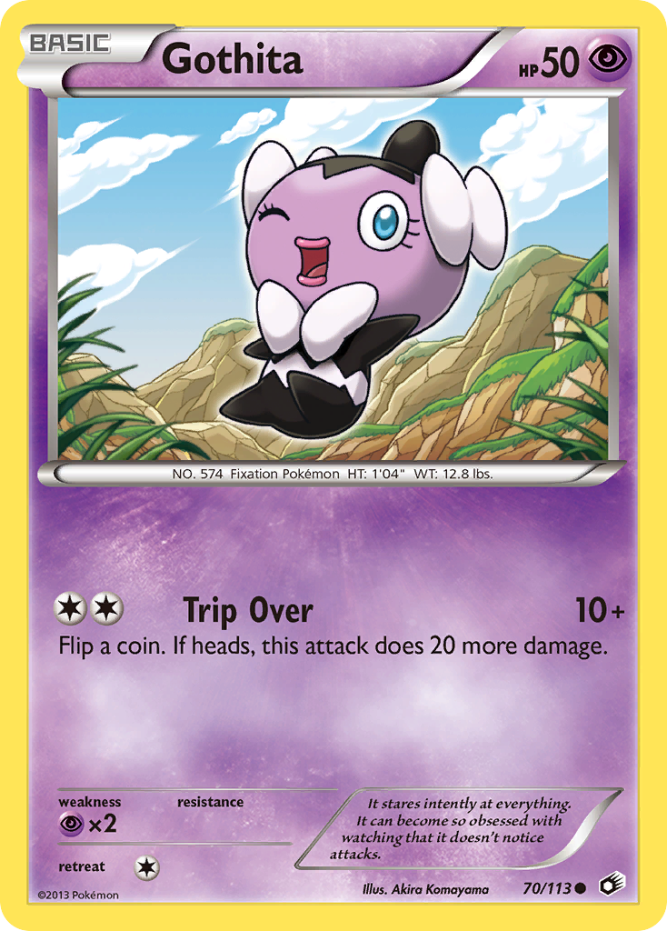 Gothita 70/113 — Legendary Treasures Pokémon card