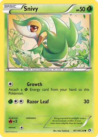 Snivy RC1/113 — Legendary Treasures Pokémon card
