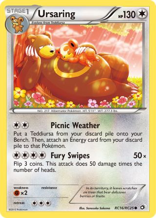 Ursaring RC16/113 — Legendary Treasures Pokémon card