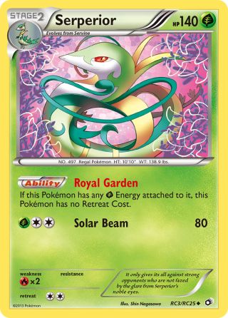 Serperior RC3/113 — Legendary Treasures Pokémon card