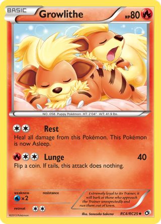 Growlithe RC4/113 — Legendary Treasures Pokémon card