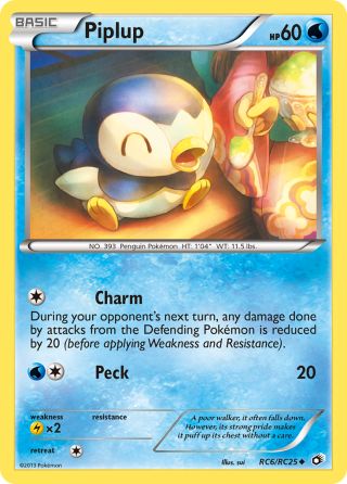 Piplup RC6/113 — Legendary Treasures Pokémon card