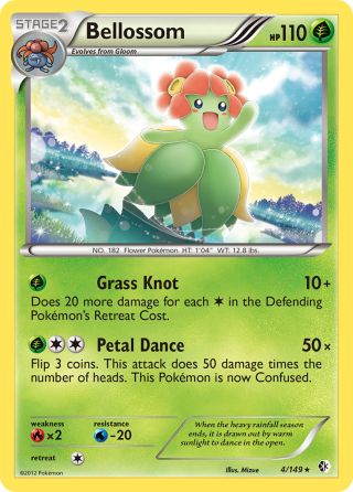 Bellossom 4/149 — Boundaries Crossed Pokémon card