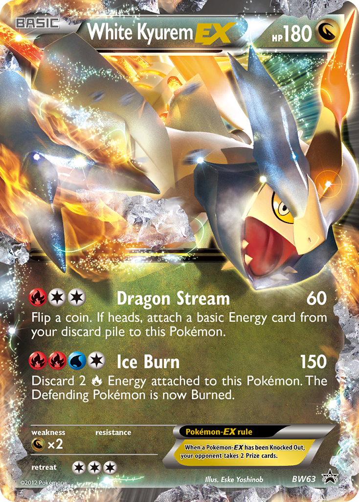 White Kyurem-EX BW63/101 — BW Black Star Promos Pokémon card