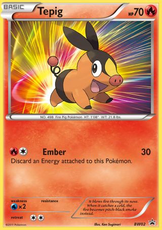 Tepig BW02/101 — BW Black Star Promos Pokémon card