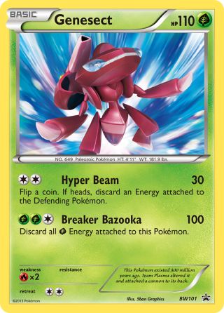 Genesect BW101/101 — BW Black Star Promos Pokémon card