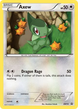 Axew BW16/101 — BW Black Star Promos Pokémon card