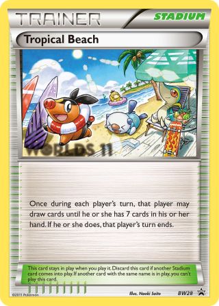 Tropical Beach BW28/101 — BW Black Star Promos Pokémon card