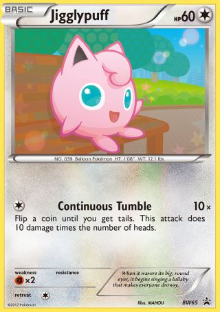 Jigglypuff BW65/101 — BW Black Star Promos Pokémon card
