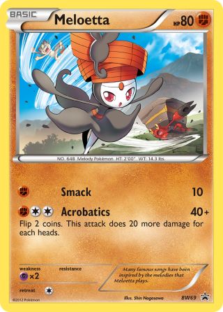 Meloetta BW69/101 — BW Black Star Promos Pokémon card