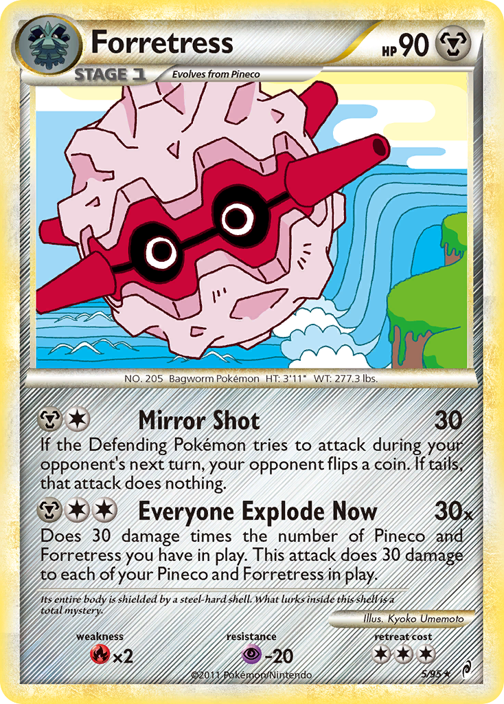 Forretress 5/95 — Call of Legends Pokémon card