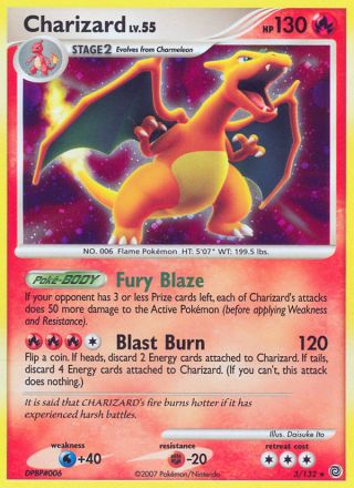 Charizard 3/132 — Secret Wonders Pokémon card