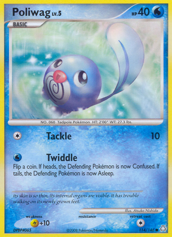 Poliwag 114/146 — Legends Awakened Pokémon card