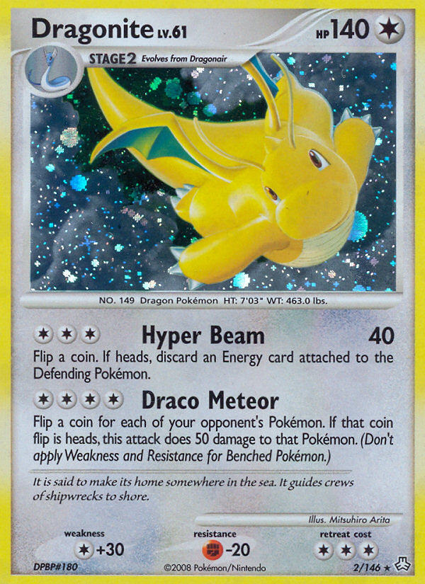 Dragonite 2/146 — Legends Awakened Pokémon card