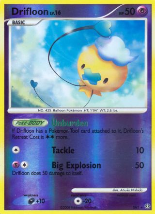 Drifloon SH1/100 — Stormfront Pokémon card