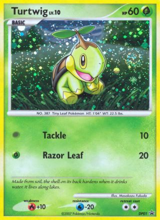 Turtwig DP01/56 — DP Black Star Promos Pokémon card