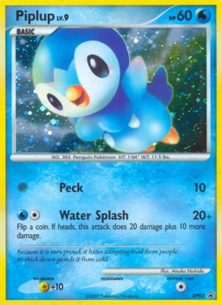 Piplup DP03/56 — DP Black Star Promos Pokémon card