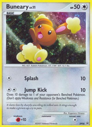 Buneary DP06/56 — DP Black Star Promos Pokémon card