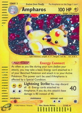 Ampharos 2/165 — Expedition Base Set Pokémon card
