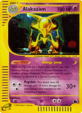 Alakazam H1/144 — Skyridge Pokémon card
