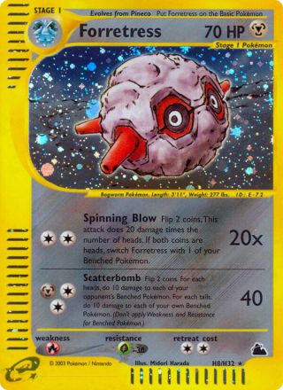 Forretress H8/144 — Skyridge Pokémon card