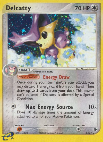 Delcatty 5/109 — Ruby & Sapphire Pokémon card