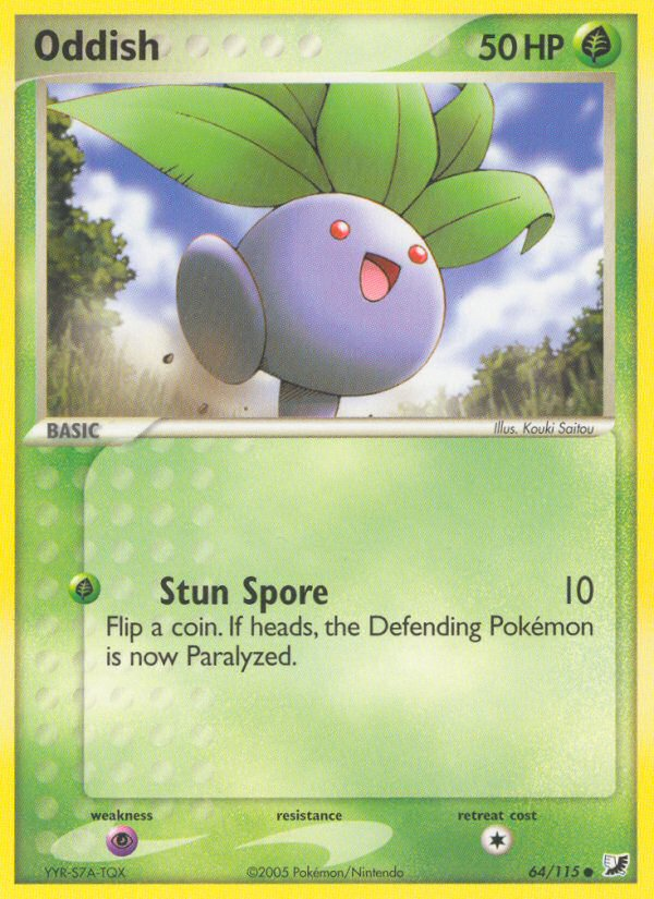 Oddish 64/115 — Unseen Forces Pokémon card