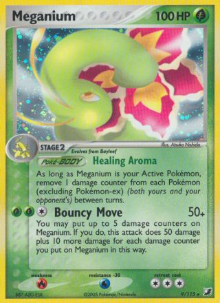 Meganium 9/115 — Unseen Forces Pokémon card