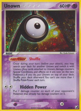 Unown P/115 — Unseen Forces Pokémon card